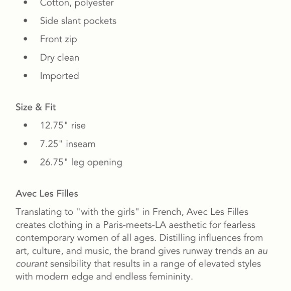 Anthropologie Avec Les Filles Tweed Pleated Shorts - Picture 5 of 5